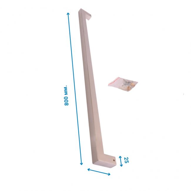 Ручка Z006 25*25*800 скоба для калитки