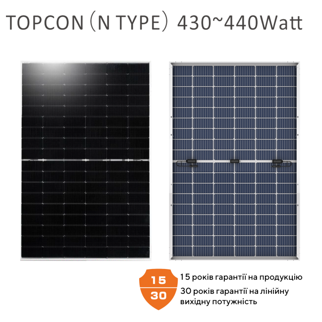 Ulica Solar 440W UL-440M-108DGN 0.25$ за 1 Ватт