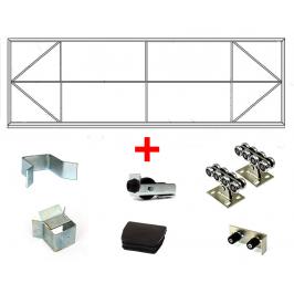 Каркас откатных ворот 4 на 2 метра в комплекте с автоматикой купить в Ростове-на-Дону